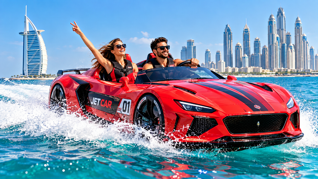 Dubai Jet Car 30 Minutes | Luxury Water Car Ride
