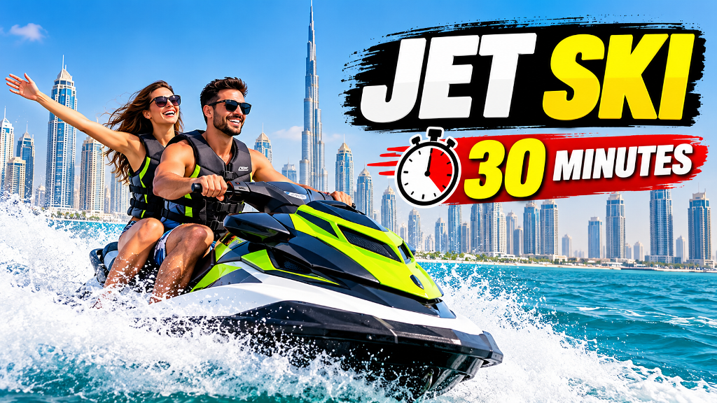 Dubai Jet Ski 30 Minutes | Thrilling Jet Ski Ride & Water Adventure